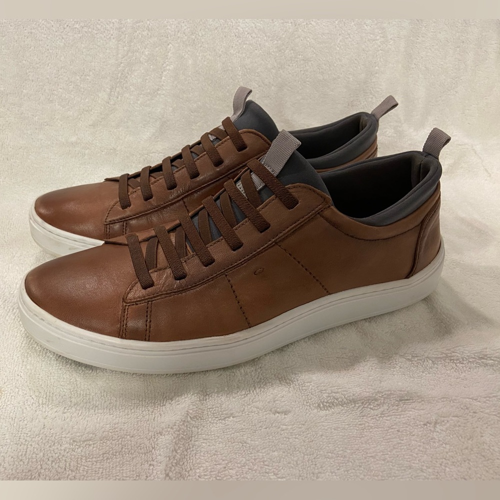 Martin Dingman Cameron Leather Sneakers Sz 11 Pre Owned Slightly Worn